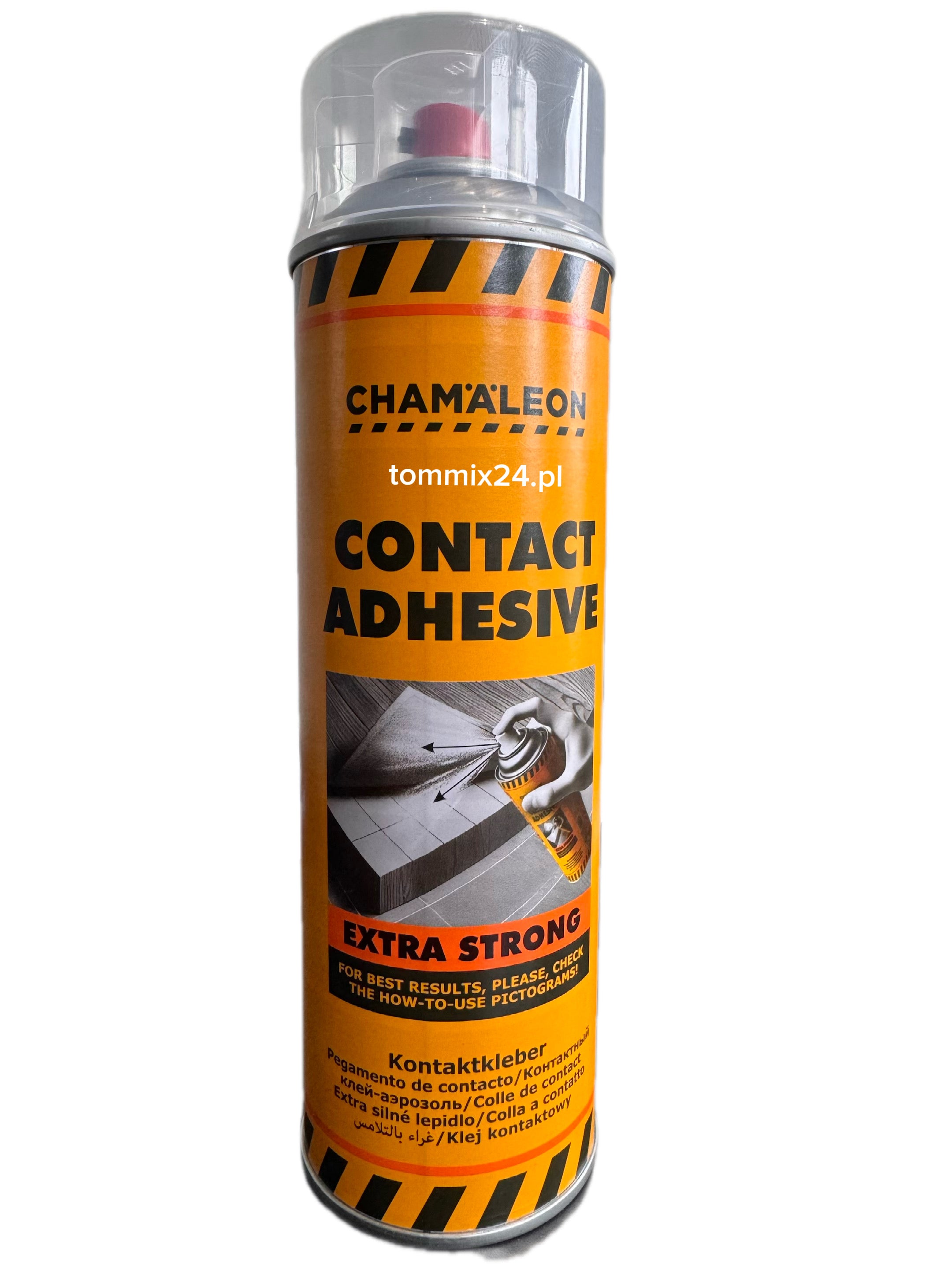 Klej kontaktowy super mocny spray 500ml Chamaleon 26803
