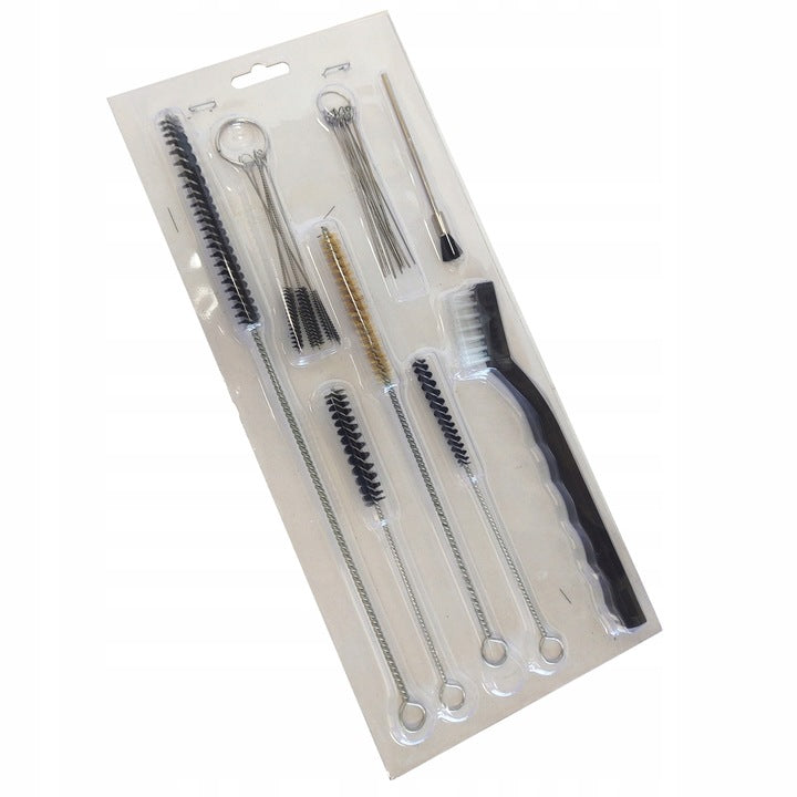 ZESTAW DO CZYSZCZENIA PISTOLETÓW I AEROGRAFÓW 17 ELEMENTÓW